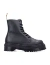 Dr. Martens Black Vegan Jadon 2 Mono Platform Boots In Black