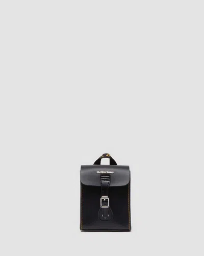 Dr. Martens' Micro Leather Backpack In Black
