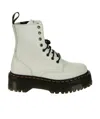 Dr. Martens' Micro Standard Thick Sole Shoe In White