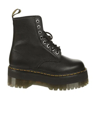 Dr. Martens' Micro-standard Thick-soled Boots In Black