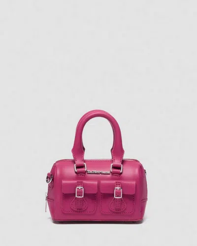 Dr. Martens' Mini Top Handle Leather Bag In Pink