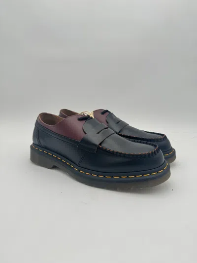 Pre-owned Dr. Martens' Mm6 Dr. Martens 1461 Oxford Penton Loafer Hybrid In Black