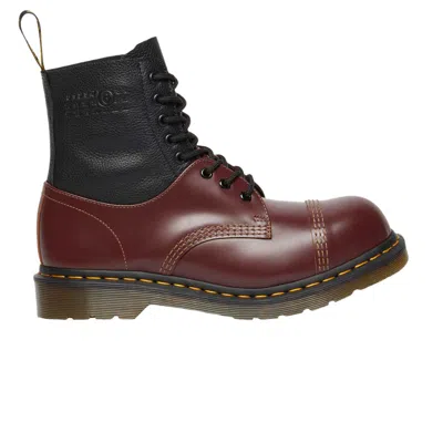 Pre-owned Dr. Martens Mm6 Maison Margiela X 1460 Twisted And Reimagined 'oxblood Black'
