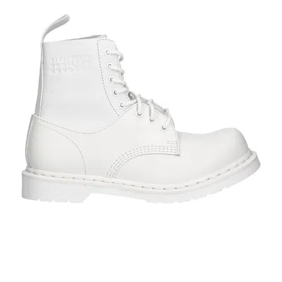 Pre-owned Dr. Martens' Dr. Martens Mm6 Maison Margiela X 1460 Twisted And Reimagined 'white' | Men's Size 7.5