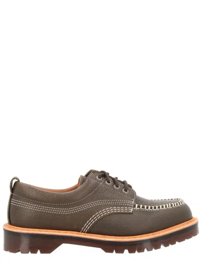 Dr. Martens Khaki Lowell Derbys In Green