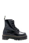 Dr. Martens' Flat Ankle Boots Dr. Martens Woman Color Black In Black Buttero