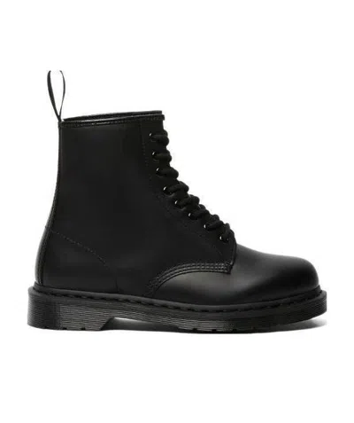 Dr. Martens Mono Smooth-leather Ankle Boots In Black
