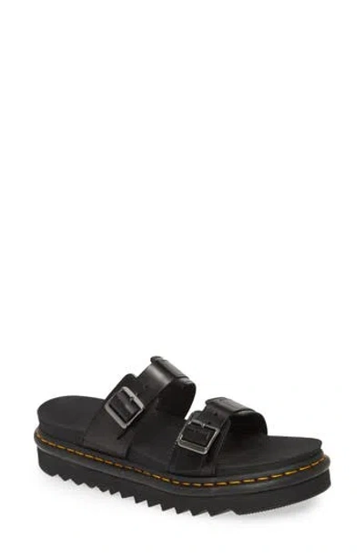 Dr. Martens' Dr. Martens Myles Platform Slide Sandal In Black