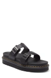 Dr. Martens' Myles Slide Sandal In Black Athena