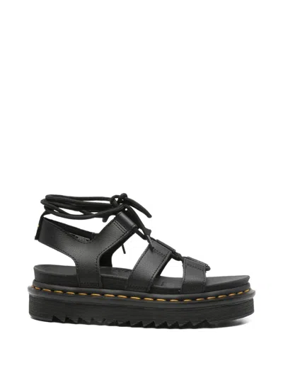 Dr. Martens Nartilla Lace-up Sandals In Black