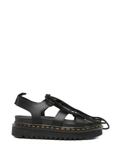 Dr. Martens Nartilla Lace-up Sandals In Black
