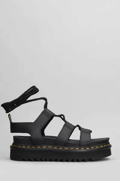 Dr. Martens Sandali Nartilla In Pelle Nera Dr Martens In Black