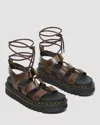 Dr. Martens Woman Sandals Chocolate Brown Size 7 Leather