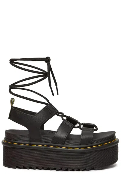 Dr. Martens' Nartilla Xl Platform Sandals In Black