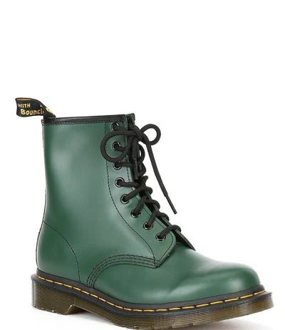 Pre-owned Dr. Martens' Nibwomensdr. Martens Smooth 1460 8 Eye Boot6-10greendoc Martens In Orange