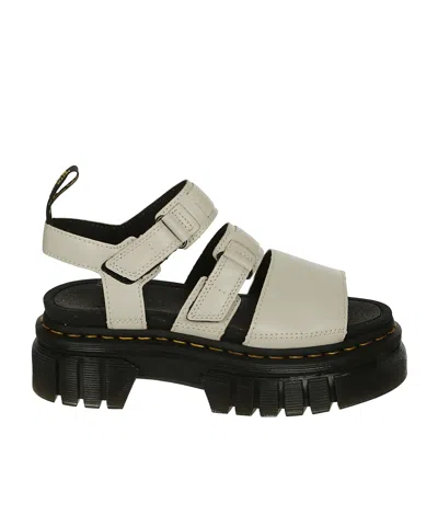 Dr. Martens' Open-toed Flat Sandals In Black