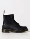 Dr. Martens' 1460 Lace-up Combat Boots In Smooth Leather In Black