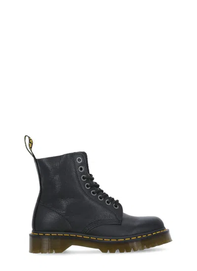 Dr. Martens 1460 Pascal Combat Boots In Black