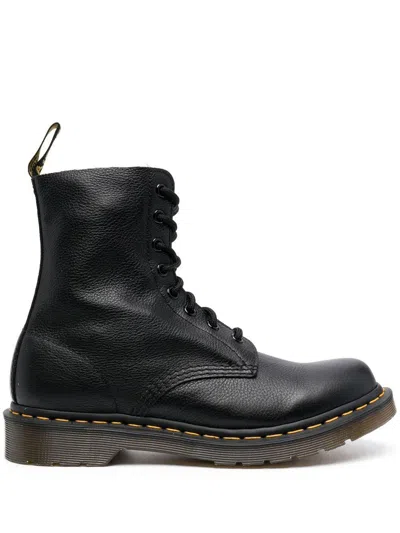 Dr. Martens 1490 Virginia Booties In Black