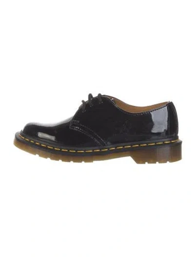 Pre-owned Dr. Martens Patent Leather Sneakers In Black