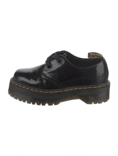 Pre-owned Dr. Martens Patent Leather Sneakers In Black