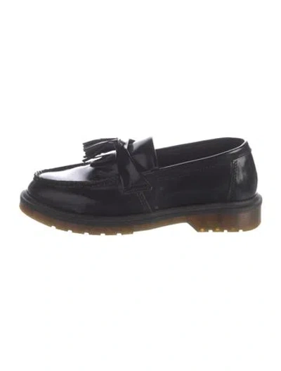 Pre-owned Dr. Martens Patent Leather Tassel Accents Loafers In Black
