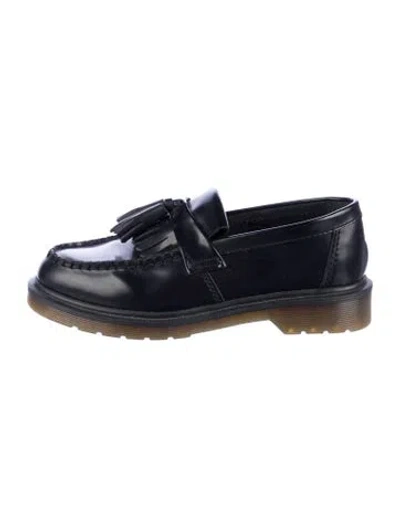 Pre-owned Dr. Martens Patent Leather Tassel Accents Loafers In Blue