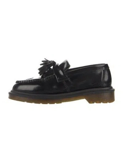 Pre-owned Dr. Martens Patent Leather Whipstitch Trim Loafers In Black