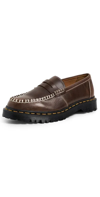 Dr. Martens Penton Ben Loafers Fossil Brown