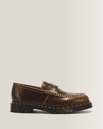 Dr. Martens Penton Ben Mayhem Leather Loafers In Brown