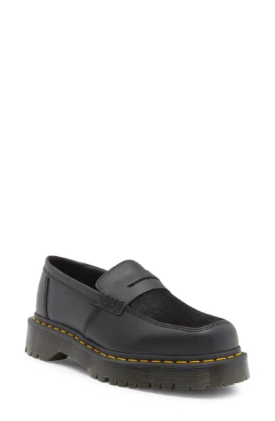 Dr. Martens Penton Bex Made In England Quilon Leather Loafers In Black