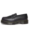 Dr. Martens' Dr. Martens Penton Bex Square Toe Hair-on & Leather Loafers 'black'