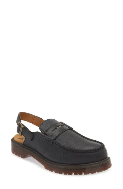 Dr. Martens' Penton Slingback Penny Loafer In Black Westminster