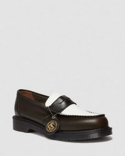 DR. MARTENS' PENTON TWO-TONE LEATHER LOAFERS