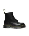 Dr. Martens Platform Bex 1460 Black Combat Boots In Black