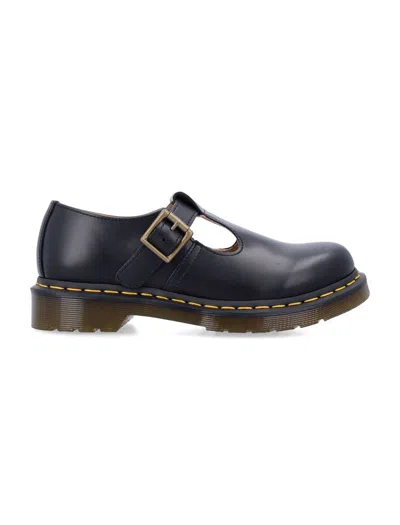 Dr. Martens Womens Polley T Bar Mary Jane Shoes In Black