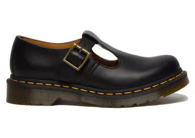 Pre-owned Dr. Martens' Polley Smooth Leather Mary Janes (women's) Sneakers In Black