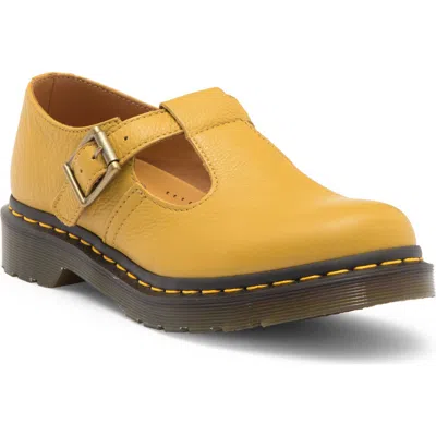 Dr. Martens' Dr. Martens Polley T-bar Shoe In Mustard