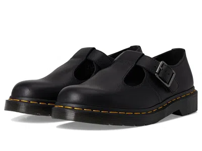 Dr. Martens Polley T Bar Shoes Flat Shoes Black : Uk 4 (us