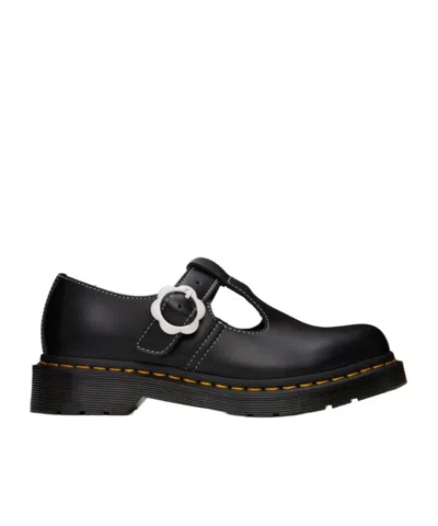 Dr. Martens' Polley Upper Hollowed Out Mary Jane Shoes In Black