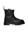 Dr. Martens' Pull Tab Short Boots In Black