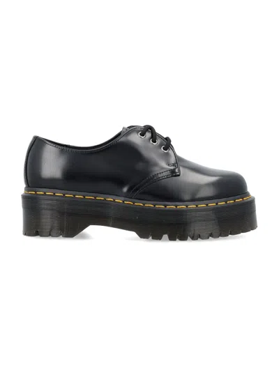 Dr. Martens' Quad Laced Shoes In Black