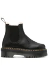 Dr. Martens Quad Platform Chelsea Boots 2976 In Black