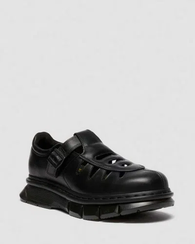 Dr. Martens Qubist Fisherman Shoes In Black