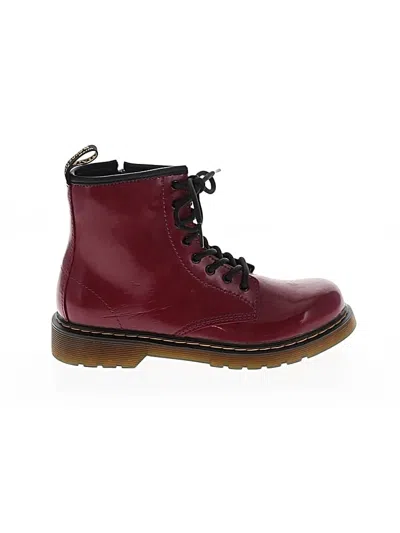 Pre-owned Dr. Martens Rain Boots In Red