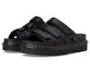 Dr. Martens Black Leather Platform In Black