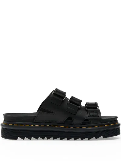 Dr. Martens Raine Slide Sandal In Black Athena