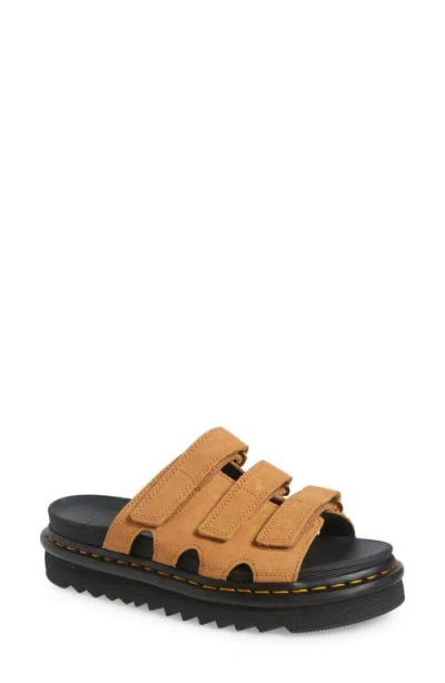 Dr. Martens' Dr. Martens Raine Slide Sandal In Rich Tan Eh Suede