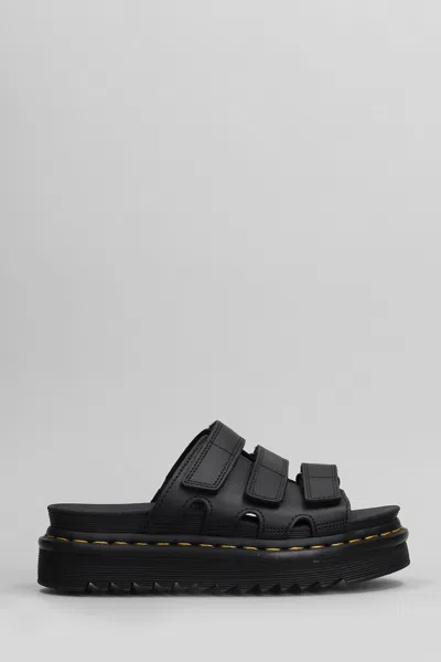 Dr. Martens Raine Slide Sandal In Black Athena