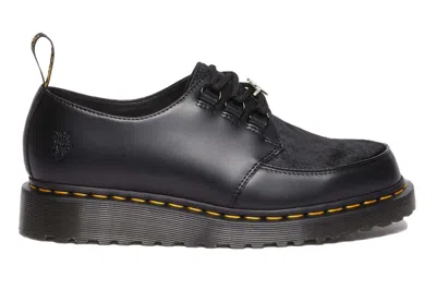 Pre-owned Dr. Martens' Dr. Martens Ramsey Creeper Girls Don't Cry In Black/black